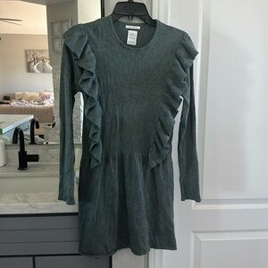 Zara Long Sleeve Dress in Sage Green